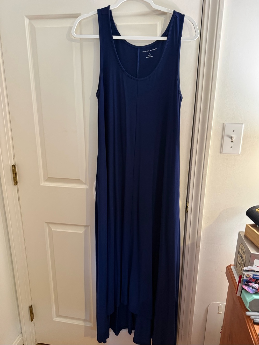 Universal Standard Navy Sleeveless Maxi Dress